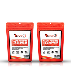 Clear Airways Lung and Respiratory Health 2 in 1 Pills - VITINITY Clear Airways Lung and Respiratory Health 2 in 1 Pills - VITINITY