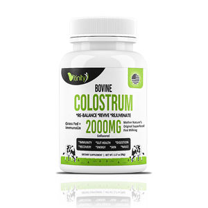 VITINITY Grass-Fed Bovine Colostrum Capsules – IgG Colostrum Supplement with Prebiotics & Probiotics for Gut Health, Immune Support, Muscle Recovery & Wellness | Pure Superfood, Unflavored (120 Count) VITINITY Grass-Fed Bovine Colostrum Capsules – IgG Colostrum Supplement with Prebiotics & Probiotics for Gut Health, Immune Support, Muscle Recovery & Wellness | Pure Superfood, Unflavored (120 Count)