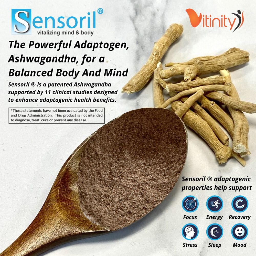 VITINITY Super Food Collagen Powder with CLINICALLY Proven Ingredient for Adults. (ASHWAGANDHA)