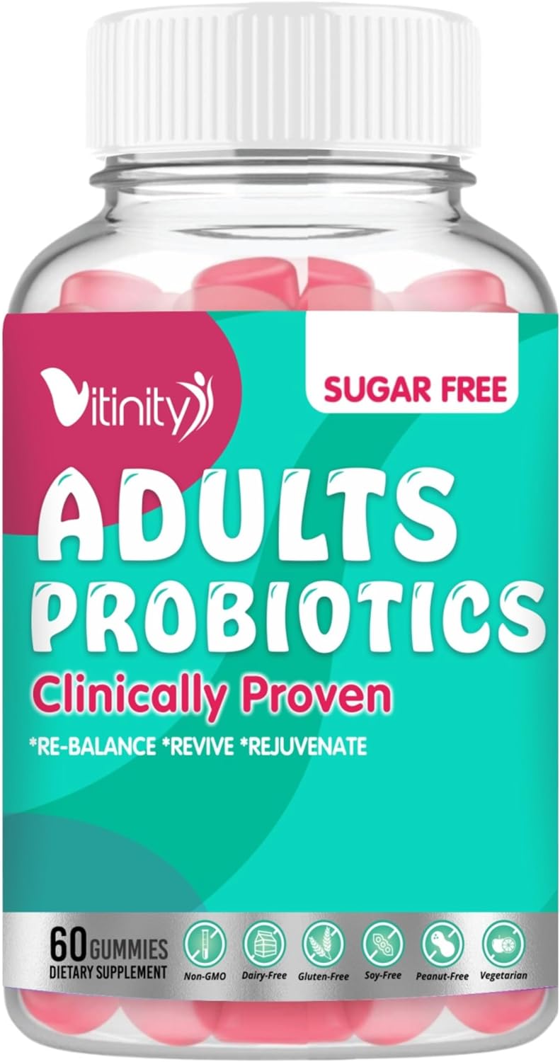 Adults Probiotics Clinically Proven - 60 Gummies