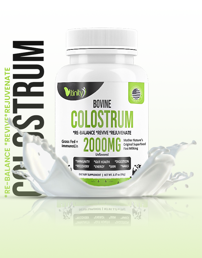 Grass Fed Bovine Colostrum Capsules & Powder for Humans